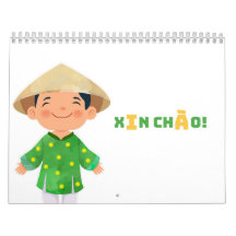 XIN CHÀO! Calendário Vietnã