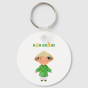 XIN CHÀO! Chaveiro do Vietnã