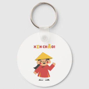 XIN CHÀO! Chaveiro do Vietnã