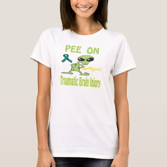 Xixi na camisa traumático da lesão cerebral (Frente)