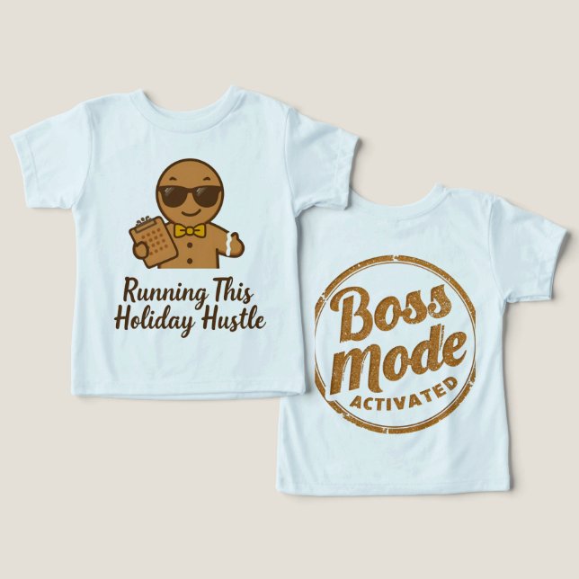 XMAS Bella+Canvas Toddlers & Baby T‑Shirt (Design Frente e Verso)