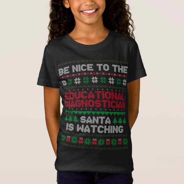 Xmas Gift Professora De Educação Física Suéter Fei (Frente)