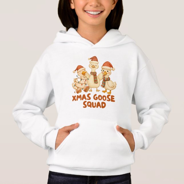 Xmas Goose Squad – Natal Divertido para Crianças (Frente)