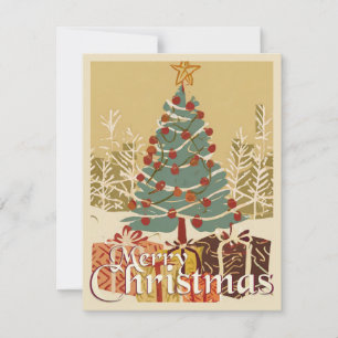 Xmas Motif, com presentes na árvore de Natal