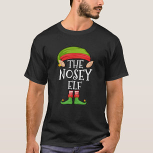 Xmas Nosey Elf Matando Camisas Homens Família de N