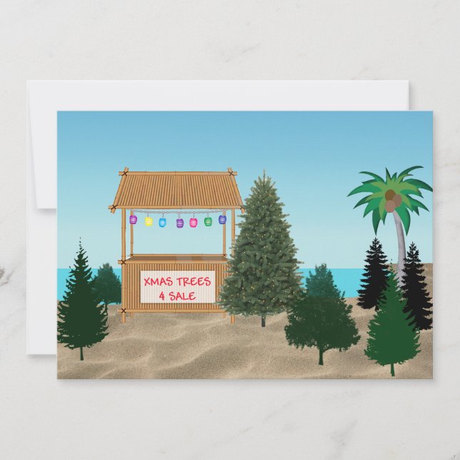 Xmas Tree Lot no Convite à Praia (Frente)