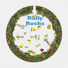 XMas Wreath Rally Rocha Cães
