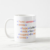 XML que programa a caneca de café