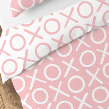 XOXO Abraços e Beijos Moderno Tom Rosa Pastel