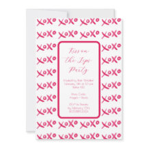 XOXO - convite pintado à mão