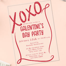 XOXO Hand Drawn Galentine’s Day Party