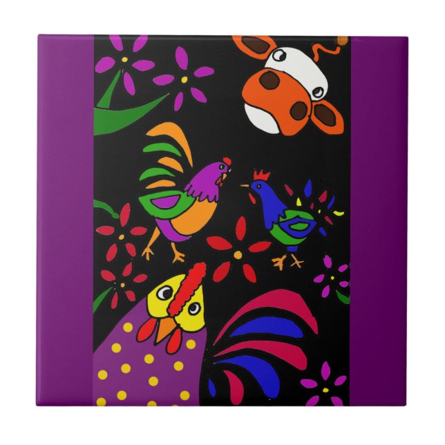 XX- animais de fazenda da arte popular (Frente)