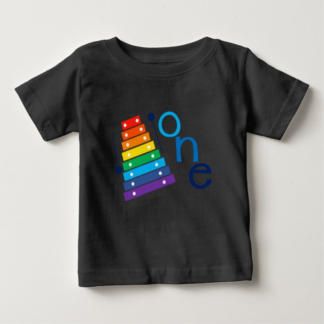 Xylophone, primeira camisa de aniversário (Frente)