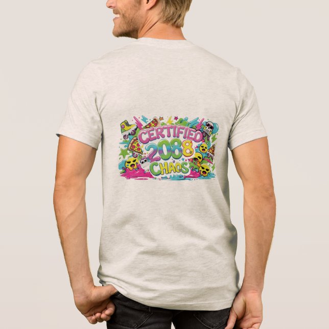 Y2K VIBES Tie Dye Unisex T Shirt (Verso)