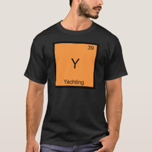 Y - Camiseta do Símbolo do Elemento de Química Div