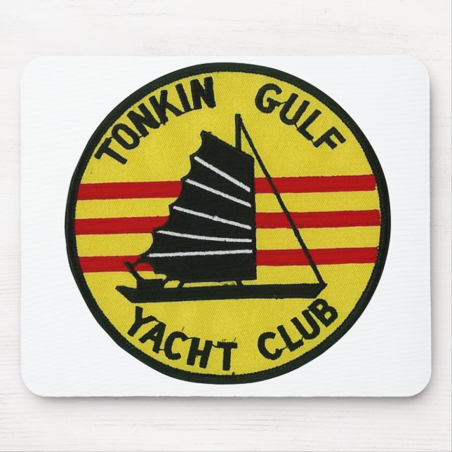 Yacht club Mousepad do golfo de Tonkin (Frente)