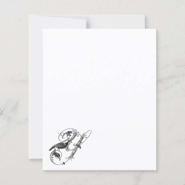 Yacou Bird Vintage - Design de papel italiano (Frente)