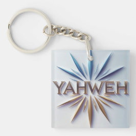 Yahweh & Dove Acrylic Chaveiro - Ai design
