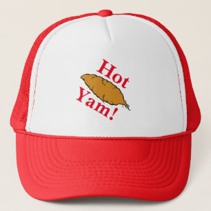 Yam quente! Boné Trucker