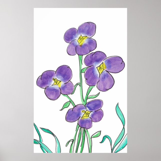 Yard Violets -D.C.B.2022, Poster (Frente)