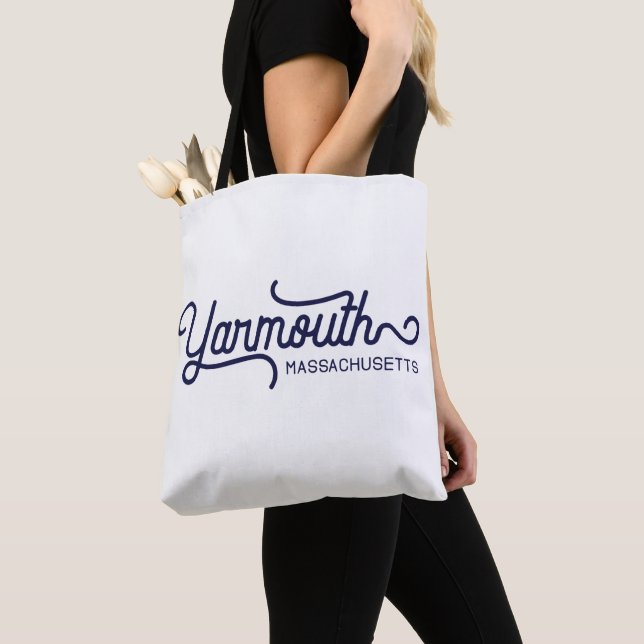 Yarmouth Massachusetts Tote Bag (Close Up)
