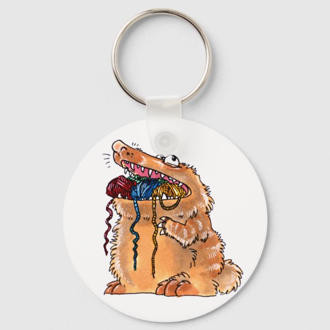 Yarn Monster Chaveiro (Frente)