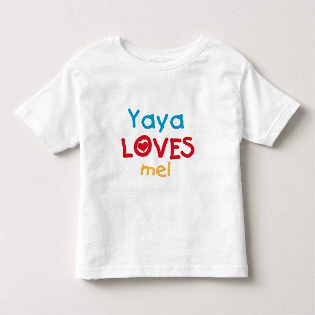 Yaya ama-me camiseta e presentes (Frente)