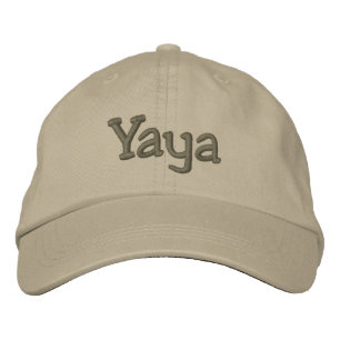 Yaya Embroiderou Boné de Baseball / Hat Khaki