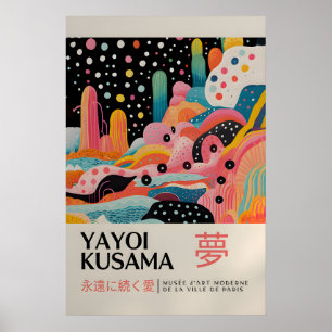 Yayoi Kusama Impressão - Arte de Parede Japonesa -
