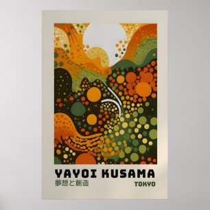 Yayoi Kusama Impressão - Arte de Parede Japonesa -