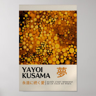 Yayoi Kusama Inspirou o Impressão de Arte Abstrato