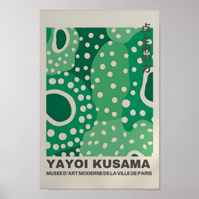 Yayoi Kusama Inspirou o Impressão de Arte Abstrato (Frente)