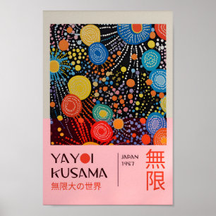 Yayoi Kusama Inspirou o Impressão de Arte Abstrato