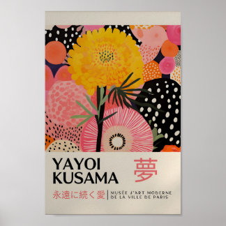 Yayoi Kusama Inspirou o Impressão de Arte Abstrato