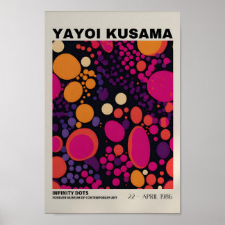 Yayoi Kusama Inspirou o Impressão de Arte Abstrato