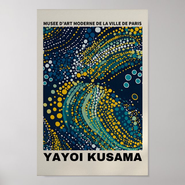 Yayoi Kusama Inspirou o Impressão de Arte Abstrato (Frente)