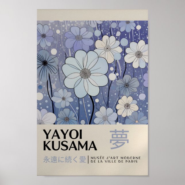 Yayoi Kusama Inspirou o Impressão de Arte Abstrato (Frente)