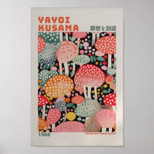 Yayoi Kusama Inspirou o Impressão de Arte Abstrato