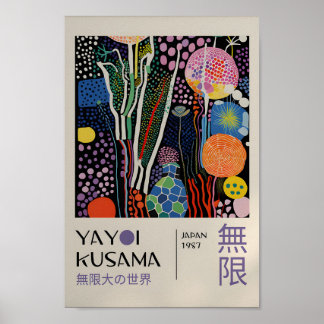 Yayoi Kusama Inspirou o Impressão de Arte Abstrato