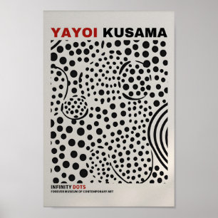 Yayoi Kusama Inspirou o Impressão de Arte Abstrato