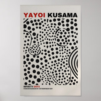 Yayoi Kusama Inspirou o Impressão de Arte Abstrato
