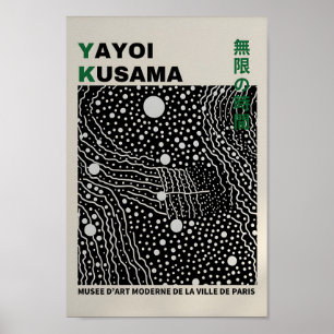 Yayoi Kusama Inspirou o Impressão de Arte Abstrato