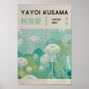 Yayoi Kusama Inspirou o Impressão de Arte Abstrato