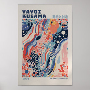 Yayoi Kusama Inspirou o Impressão de Arte Abstrato