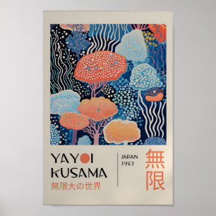 Yayoi Kusama Inspirou o Impressão de Arte Abstrato