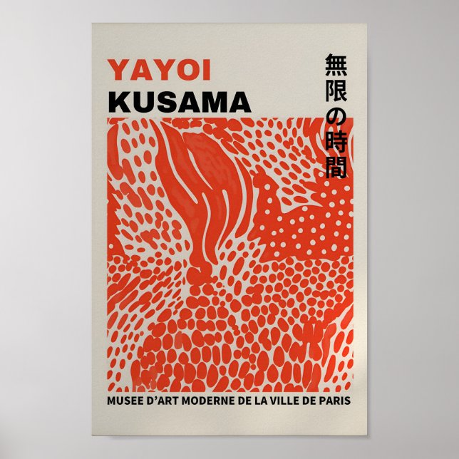 Yayoi Kusama Inspirou o Impressão de Arte Abstrato (Frente)