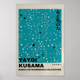 Yayoi Kusama Inspirou o Impressão de Arte Abstrato