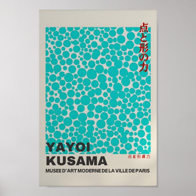Yayoi Kusama Inspirou o Impressão de Arte Abstrato (Frente)