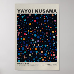 Yayoi Kusama Inspirou o Impressão de Arte Abstrato
