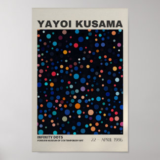 Yayoi Kusama Inspirou o Impressão de Arte Abstrato